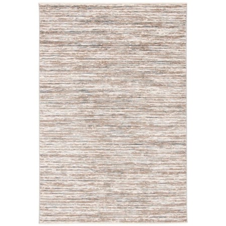 Safavieh 5 ft. 3 in. x 7 ft. 8 in. Pyramid Contemporary Rectangle Power Loomed Rug - Gray & Ivory PYR233F-5